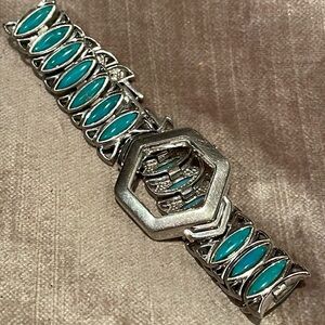 Sterling Silver 925 Turquoise Watch Band